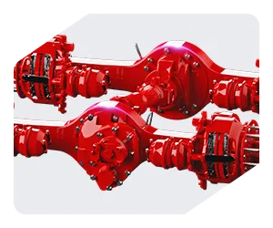Ejes Meritor para transporte pesado con componentes de diferencial, flechas, rodamientos y ensambles diseñados para máxima durabilidad