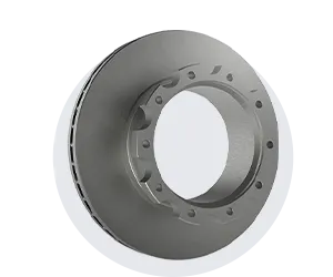 Frenos de disco Meritor con rotores, calipers y herrajes diseñados para frenado preciso y alto desempeño en transporte pesado